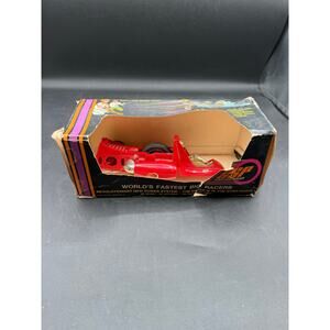 Vintage 1970 Kenner SSP The Jet Red Racer Car w/ Box Super Sonic Power
